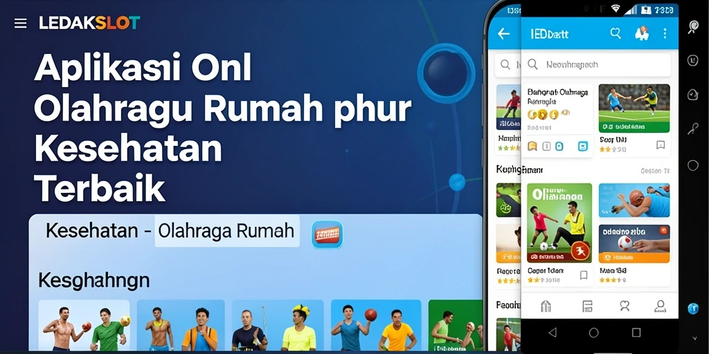 Antarmuka aplikasi LEDAKSLOT yang mudah digunakan untuk olahraga rumah.